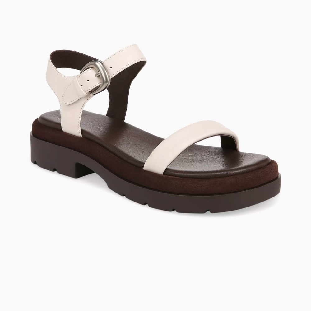 Vince Heloise Leather Easy Comfort Sandals - size 9  P0116